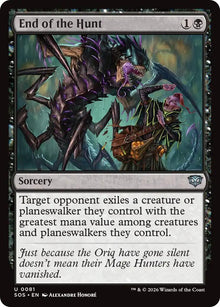 Image for End of the Hunt (81) (SOS) - Magic: The Gathering