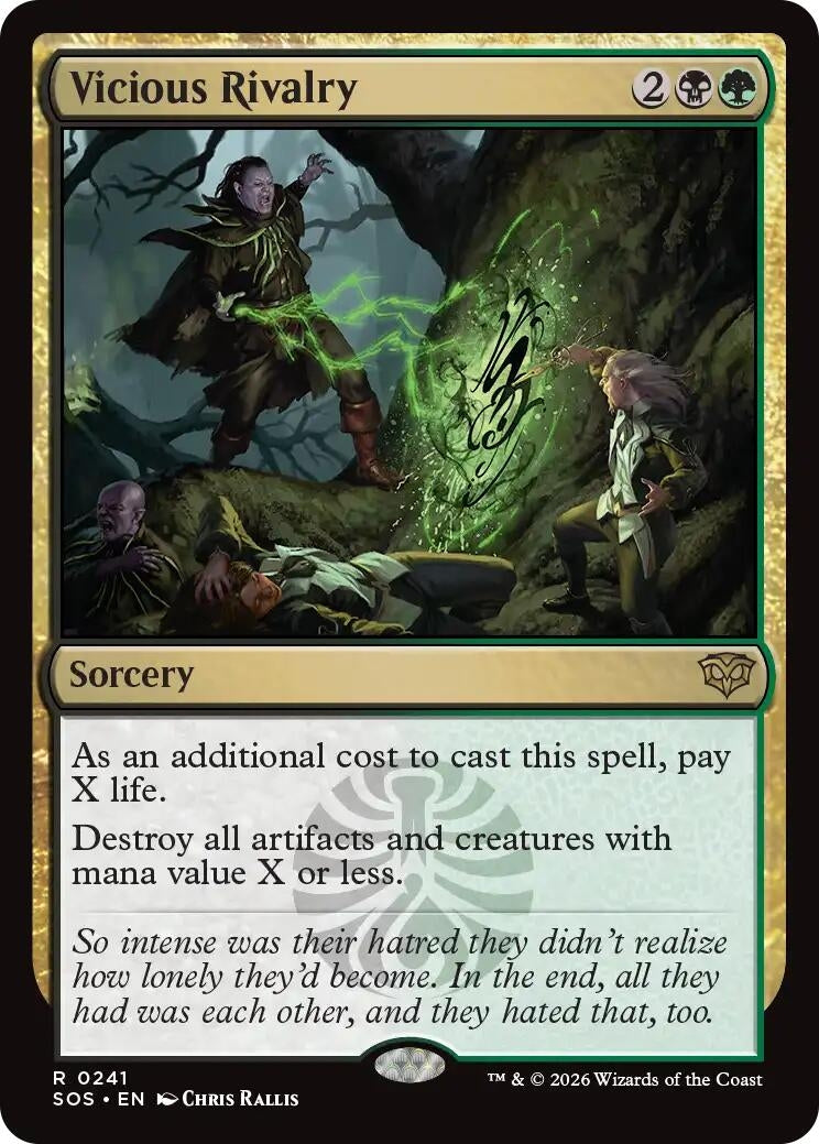 Image for Vicious Rivalry (241) (SOS) - Magic: The Gathering