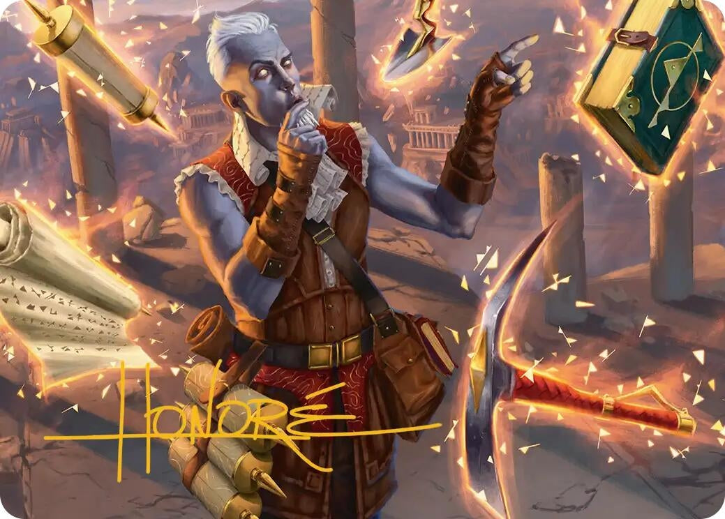Image for Dig Site Inventory Art Card (Gold-Stamped Signature) (2) (ASSOS) - Magic: The Gathering