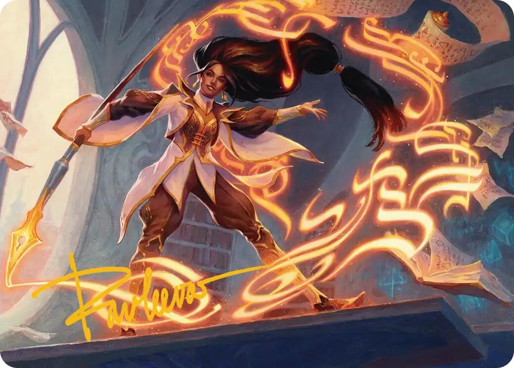 Image for Interjection Art Card (Gold-Stamped Signature) (4) (ASSOS) - Magic: The Gathering