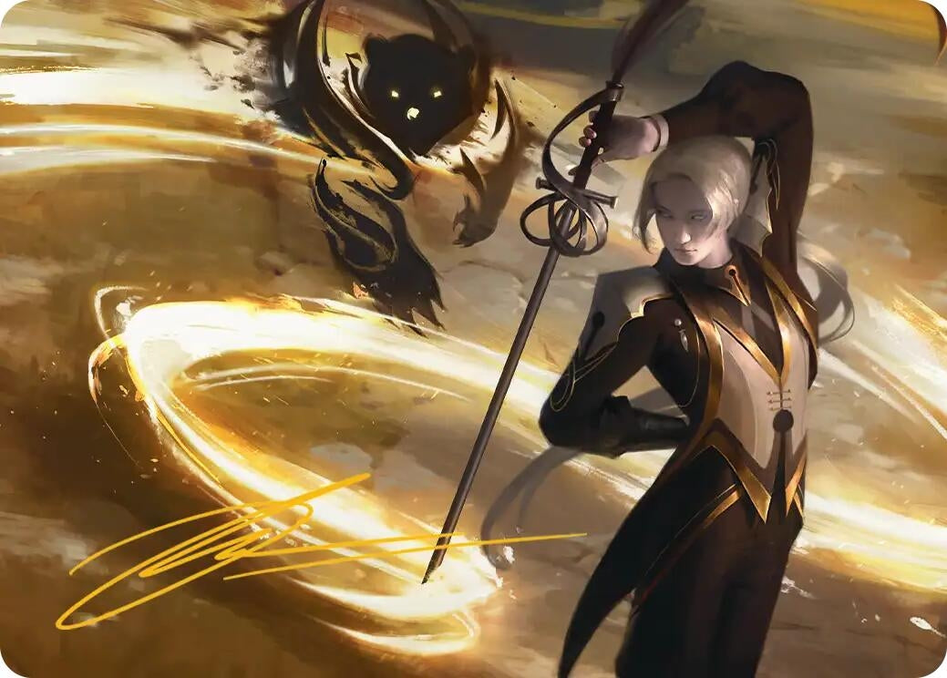 Image for Rapier Wit Art Card (Gold-Stamped Signature) (6) (ASSOS) - Magic: The Gathering