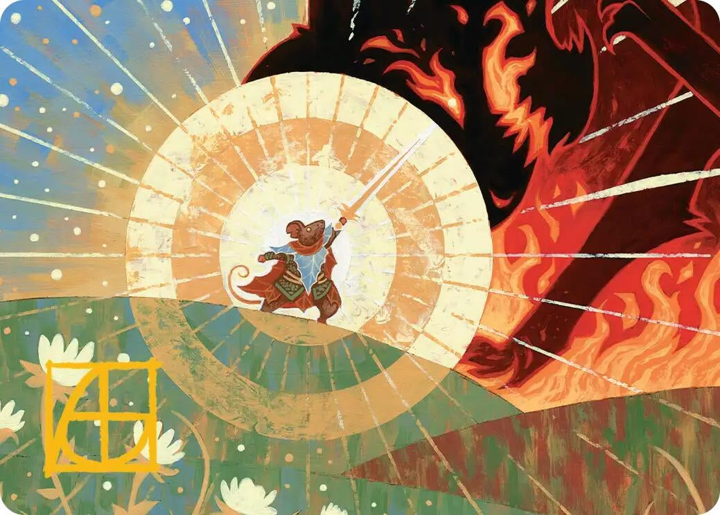 Image for Repel Calamity Art Card (Gold-Stamped Signature) (43) (ASSOS) - Magic: The Gathering