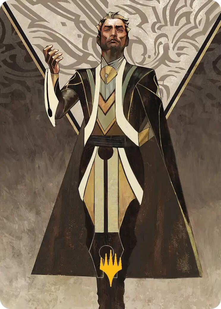 Image for Ral Zarek, Guest Lecturer Art Card (Gold-Stamped Planeswalker Symbol) (27) (ASSOS) - Magic: The Gathering