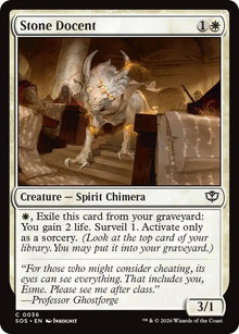 Image for Stone Docent (36) (SOS) - Magic: The Gathering