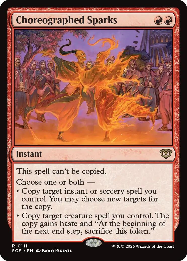 Image for Choreographed Sparks (111) (SOS) - Magic: The Gathering