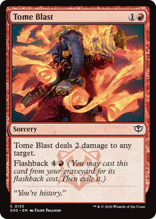Image for Tome Blast (135) (SOS) - Magic: The Gathering