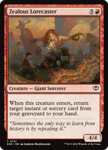 Image for Zealous Lorecaster (137) (SOS) - Magic: The Gathering