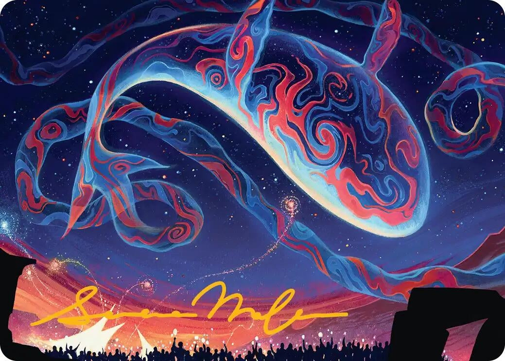 Image for Spectacular Skywhale Art Card (Gold-Stamped Signature) (24) (ASSOS) - Magic: The Gathering