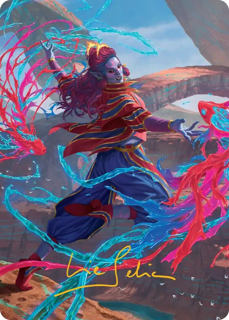 Image for Rootha, Mastering the Moment Art Card (Gold-Stamped Signature) (34) (ASSOS) - Magic: The Gathering