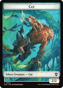 Image for Cat // Inkling (0022) Double-Sided Token (2 // 22) (SOC) - Magic: The Gathering