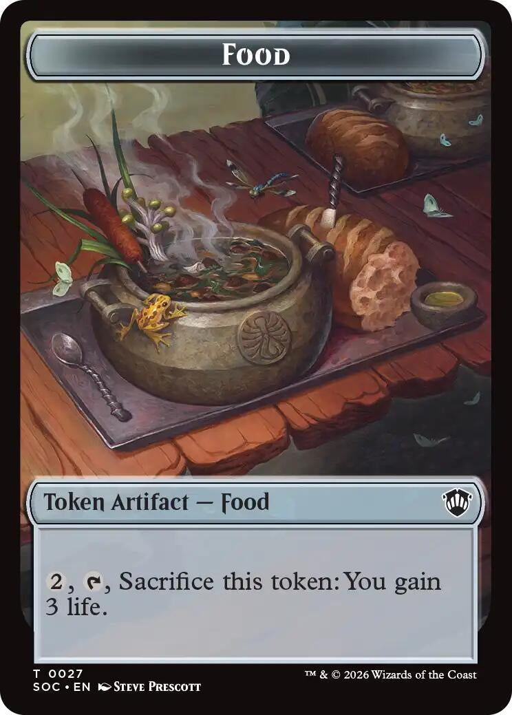 Image for Food // City's Blessing Double-Sided Token (27 // 29) (SOC) - Magic: The Gathering
