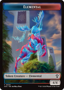 Elemental (0020) // Manifest Double-Sided Token (20 // 30) (SOC)