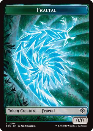Fractal (0004) // Elemental (0002) Double-Sided Token (4 // 2) (SOS)