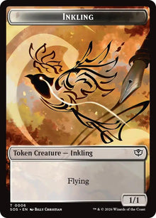 Image for Inkling (0006) // Spirit (0010) Double-Sided Token (6 // 10) (SOS) - Magic: The Gathering