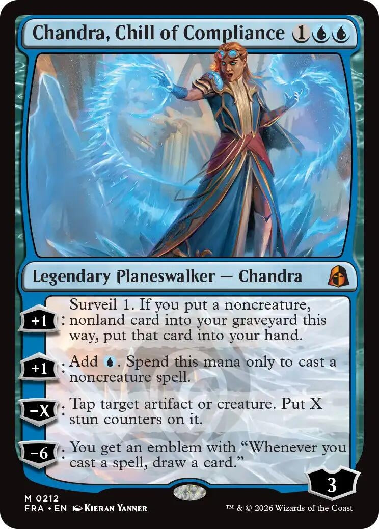 Image for Chandra, Chill of Compliance (212) (FRA) - Magic: The Gathering