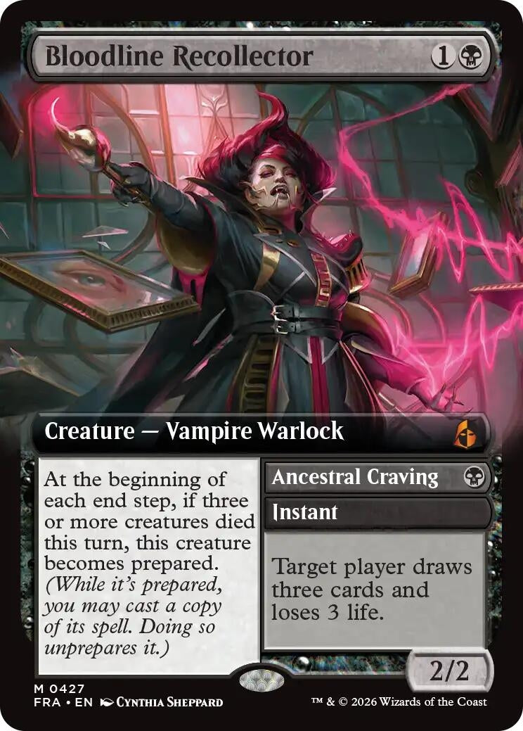 Image for Bloodline Recollector (Extended Art) (427) (FRA) - Magic: The Gathering