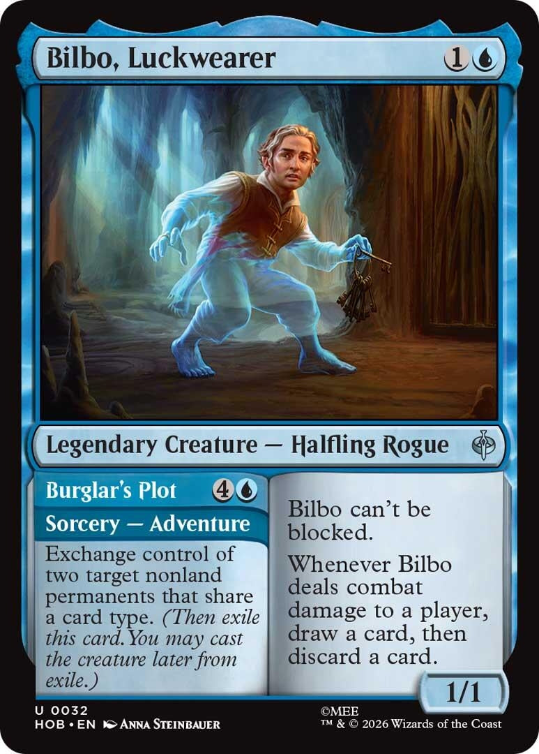 Image for Bilbo, Luckwearer (32) (HOB) - Magic: The Gathering