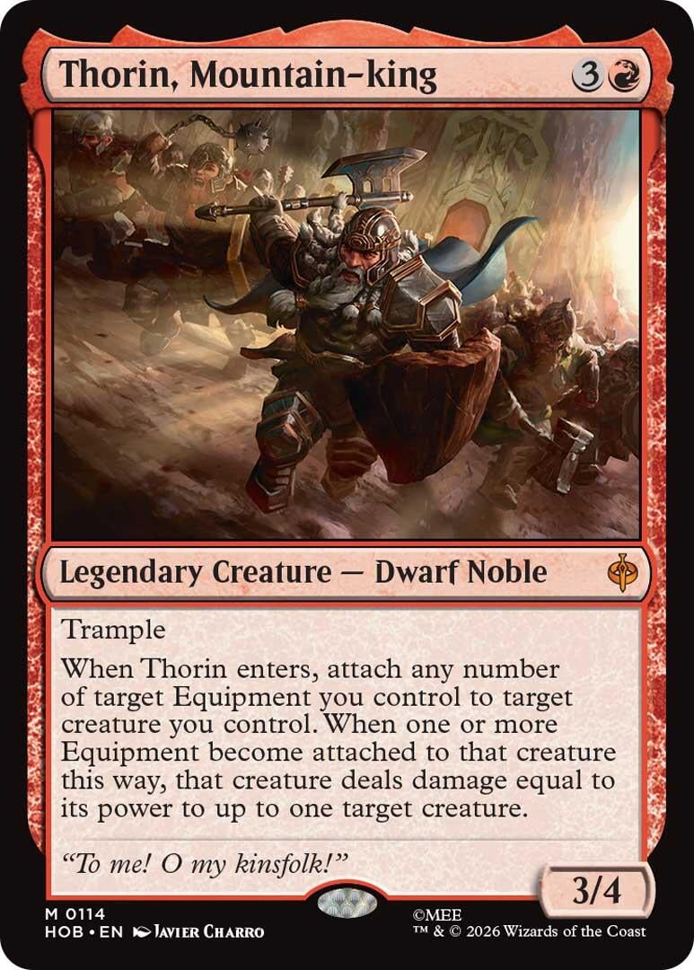 Image for Thorin, Mountain-king (114) (HOB) - Magic: The Gathering