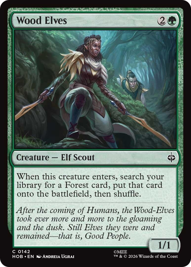 Image for Wood Elves (142) (HOB) - Magic: The Gathering