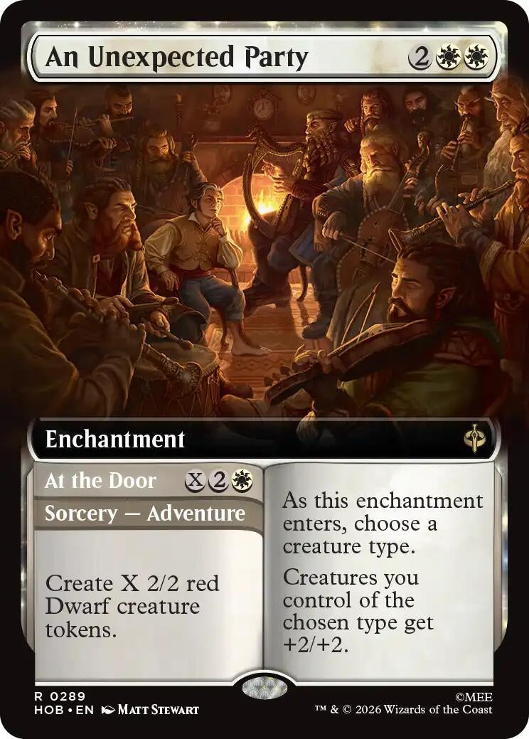 Image for An Unexpected Party (Extended Art) (289) (HOB) - Magic: The Gathering