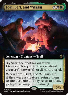 Image for Tom, Bert, and William (Extended Art) (312) (HOB) - Magic: The Gathering