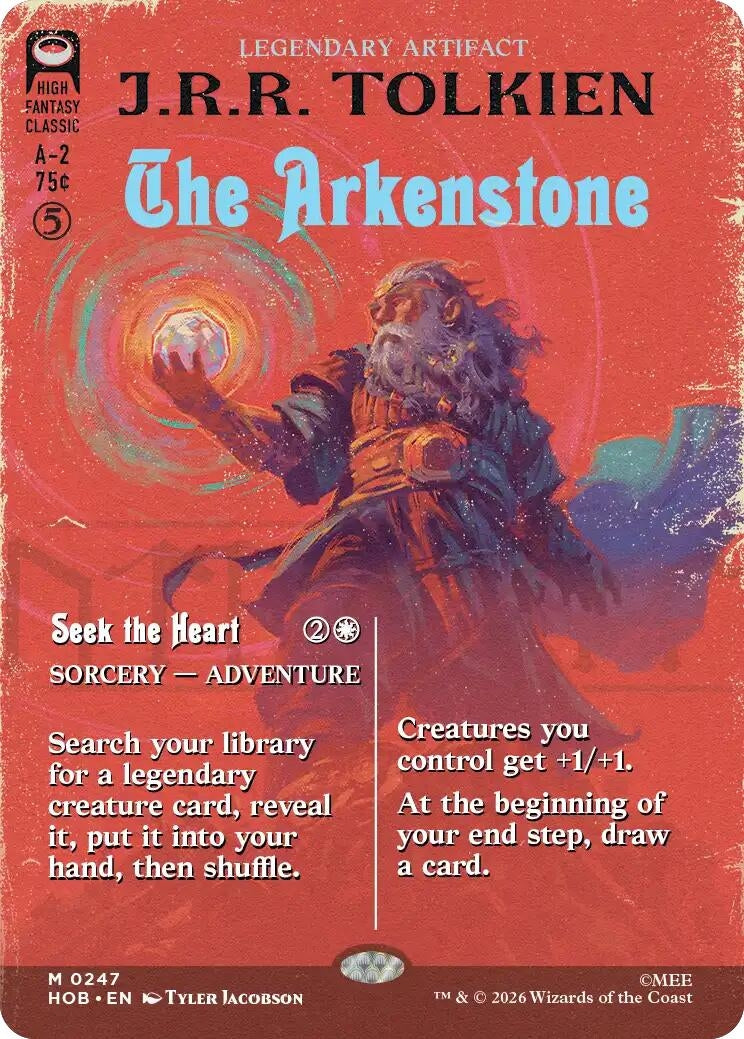 Image for The Arkenstone (Borderless) (247) (HOB) - Magic: The Gathering