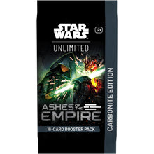 Image for Ashes of the Empire Carbonite Edition - Booster Pack - Star Wars: Unlimited