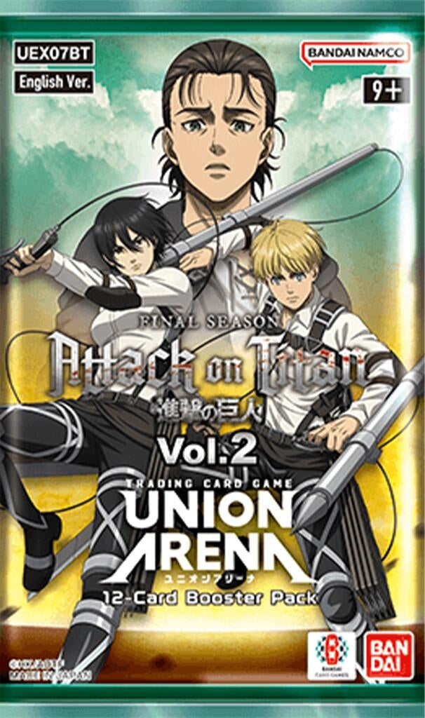 Image for Attack on Titan Vol. 2 - Booster Pack - Union Arena