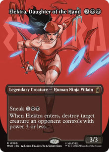 Image for Elektra, Daughter of the Hand (Borderless) (366) (366) (MSH) - Magic: The Gathering