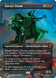 Image for Doctor Doom (Borderless) (336) (336) (MSH) - Magic: The Gathering