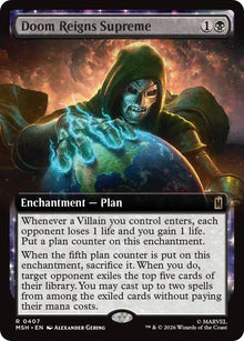 Image for Doom Reigns Supreme (Extended Art) (407) (MSH) - Magic: The Gathering