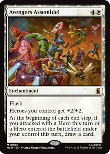Image for Avengers Assemble! (6) (MSH) - Magic: The Gathering