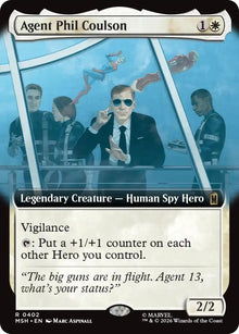 Image for Agent Phil Coulson (Extended Art) (402) (MSH) - Magic: The Gathering
