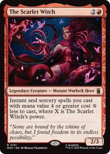 Image for The Scarlet Witch (151) (MSH) - Magic: The Gathering