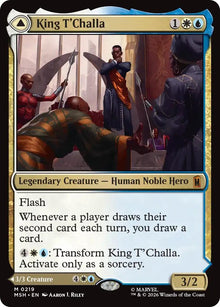 Image for King T'Challa (219) (MSH) - Magic: The Gathering