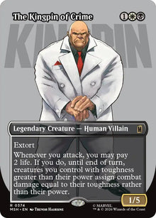 Image for The Kingpin of Crime (Borderless) (0374) (374) (MSH) - Magic: The Gathering