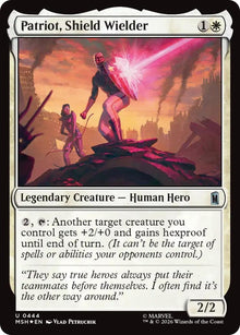 Image for Patriot, Shield Wielder (Surge Foil) (444) (MSH) - Magic: The Gathering