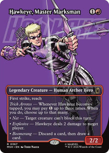 Image for Hawkeye, Master Marksman (Borderless) (367) (MSH) - Magic: The Gathering