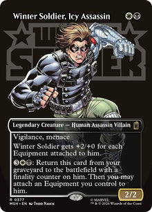 Image for Winter Soldier, Icy Assassin (Borderless) (377) (MSH) - Magic: The Gathering