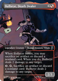 Image for Bullseye, Death Dealer (Borderless) (325) (MSH) - Magic: The Gathering