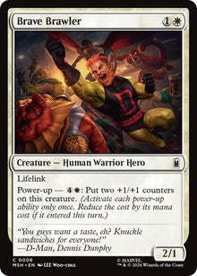 Image for Brave Brawler (8) (MSH) - Magic: The Gathering