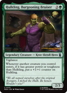Image for Hulkling, Burgeoning Bruiser (173) (MSH) - Magic: The Gathering