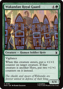 Image for Wakandan Royal Guard (195) (MSH) - Magic: The Gathering