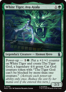 Image for White Tiger, Ava Ayala (196) (MSH) - Magic: The Gathering
