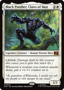 Image for Black Panther, Claws of Bast (829) (MSC) - Magic: The Gathering