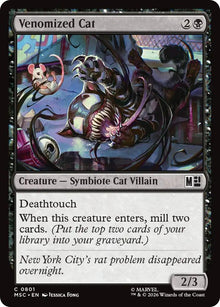 Image for Venomized Cat (801) (MSC) - Magic: The Gathering