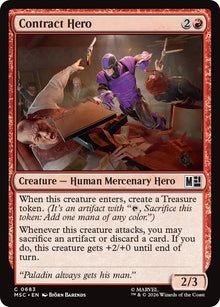 Image for Contract Hero (683) (MSC) - Magic: The Gathering
