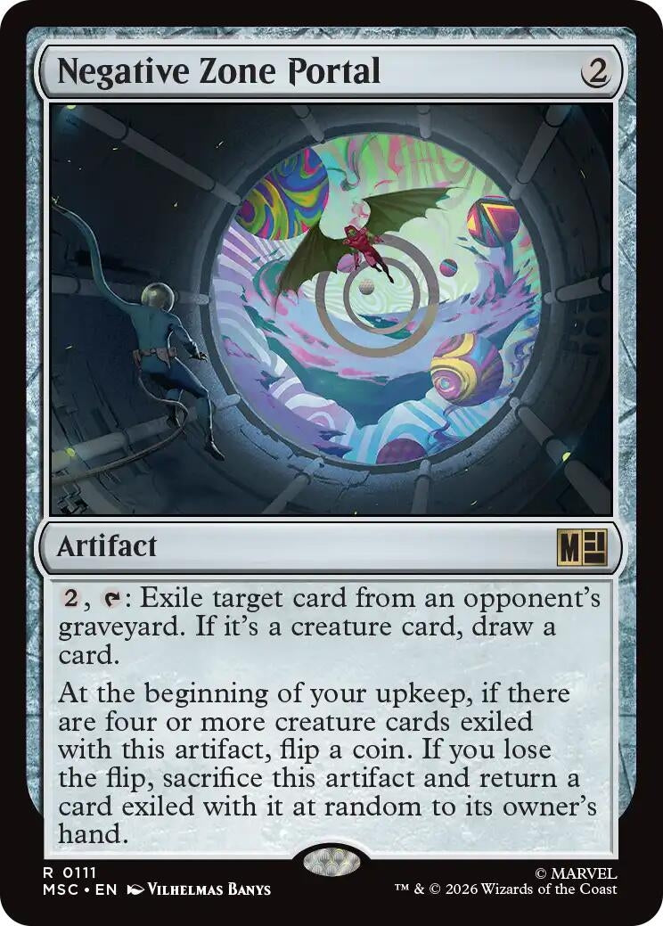 Image for Negative Zone Portal (Surge Foil) (111) (MSC) - Magic: The Gathering