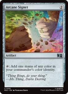 Image for Arcane Signet (0192) (Surge Foil) (192) (MSC) - Magic: The Gathering