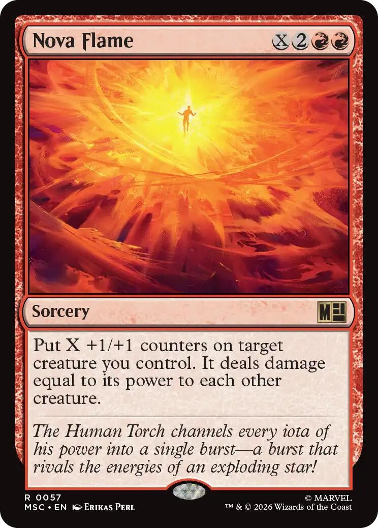 Image for Nova Flame (Surge Foil) (57) (MSC) - Magic: The Gathering